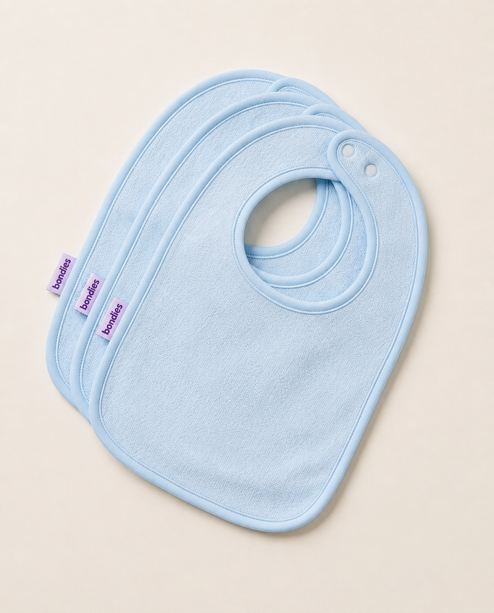 3-Piece Fabric Bib Set