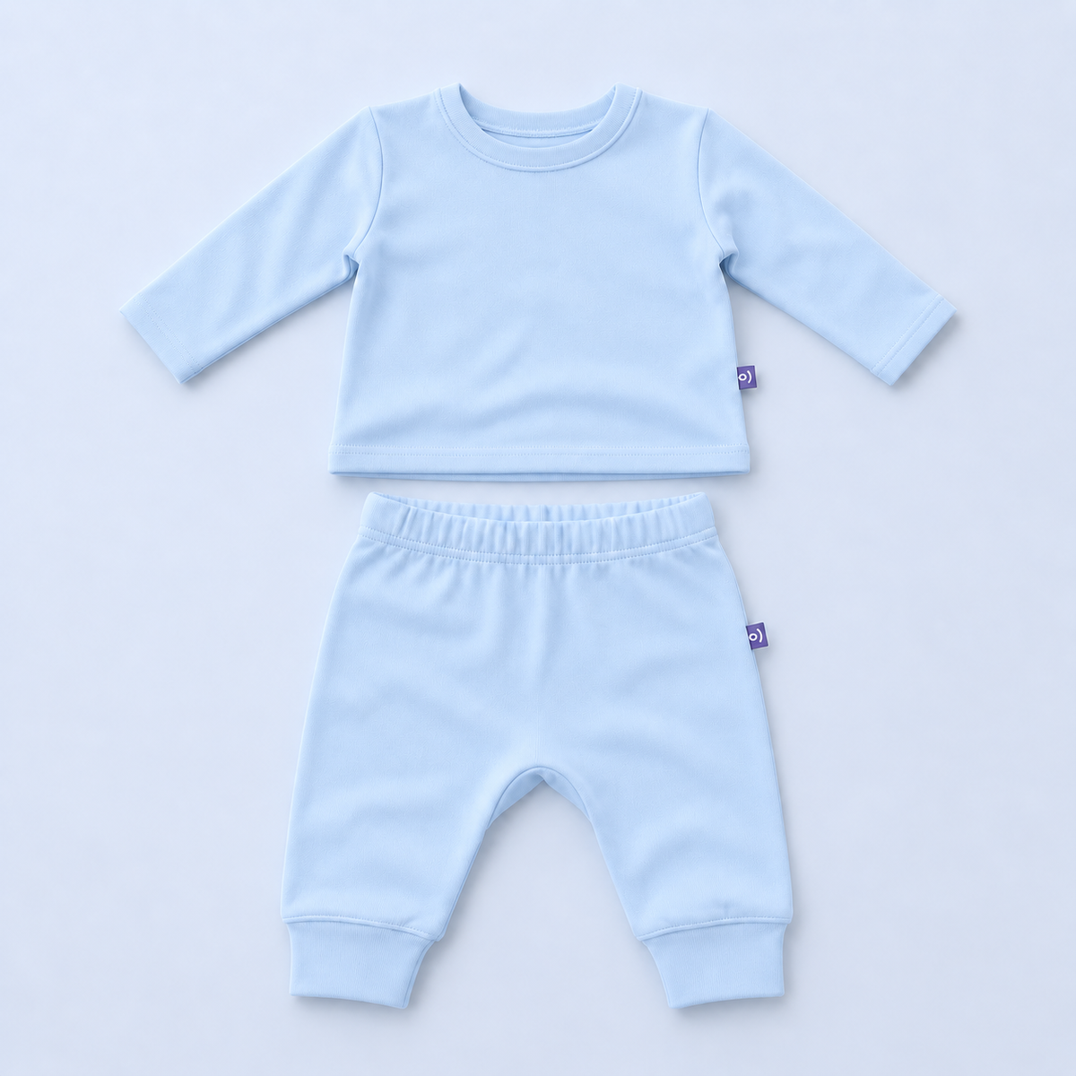 Baby Long-Sleeve Cotton Two-Piece Set