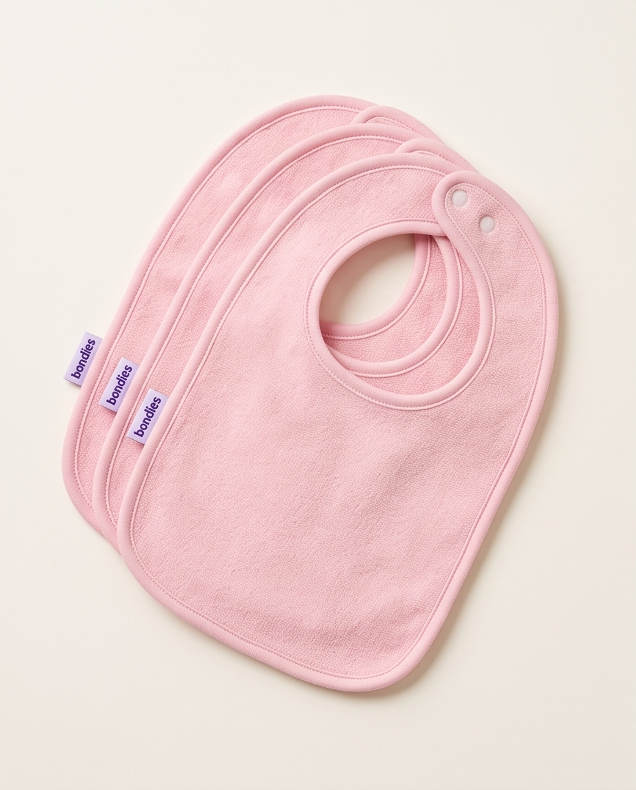 3-Piece Fabric Bib Set