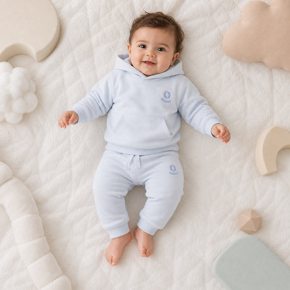 Everyday Hoodie Set in Powder Blue – main view