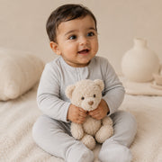 Cloud Soft Sleep Suit in Cloud Grey – main view