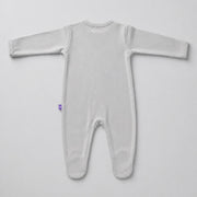 Cloud Soft Sleep Suit in Cloud Grey – alternate view