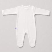 Cloud Soft Sleep Suit in Ivory – alternate view