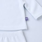 Long-Sleeve Cotton Set in Sky Blue – main view