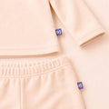Long-Sleeve Cotton Set in Rose Pink – main view