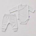 Essential Cotton Bodysuit in Cloud Grey – main view