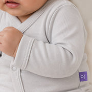 Essential Cotton Bodysuit in Cloud Grey – alternate view