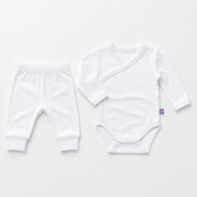 Essential Cotton Bodysuit in Pure White – main view