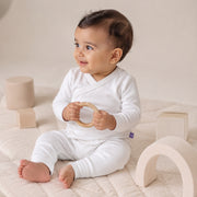 Essential Cotton Bodysuit in Pure White – alternate view