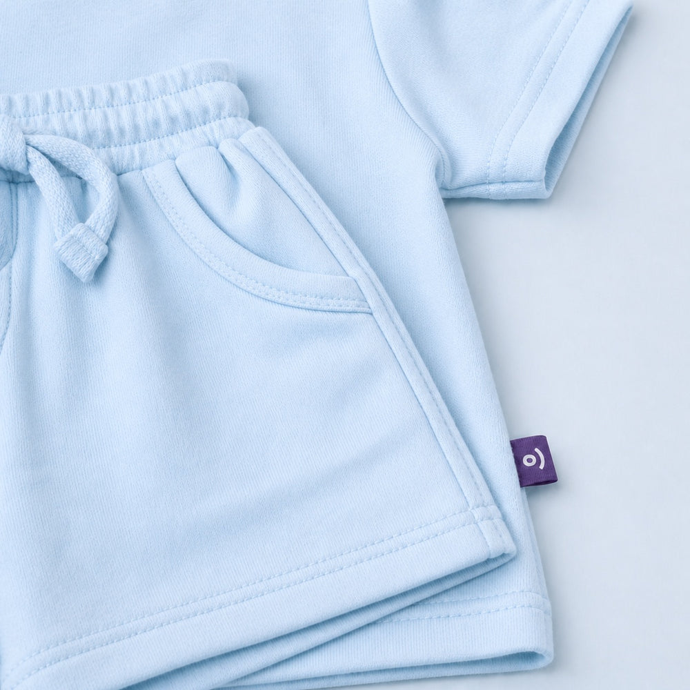Summer Cotton Set in Powder Blue – main view