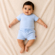 Summer Cotton Set in Powder Blue – alternate view