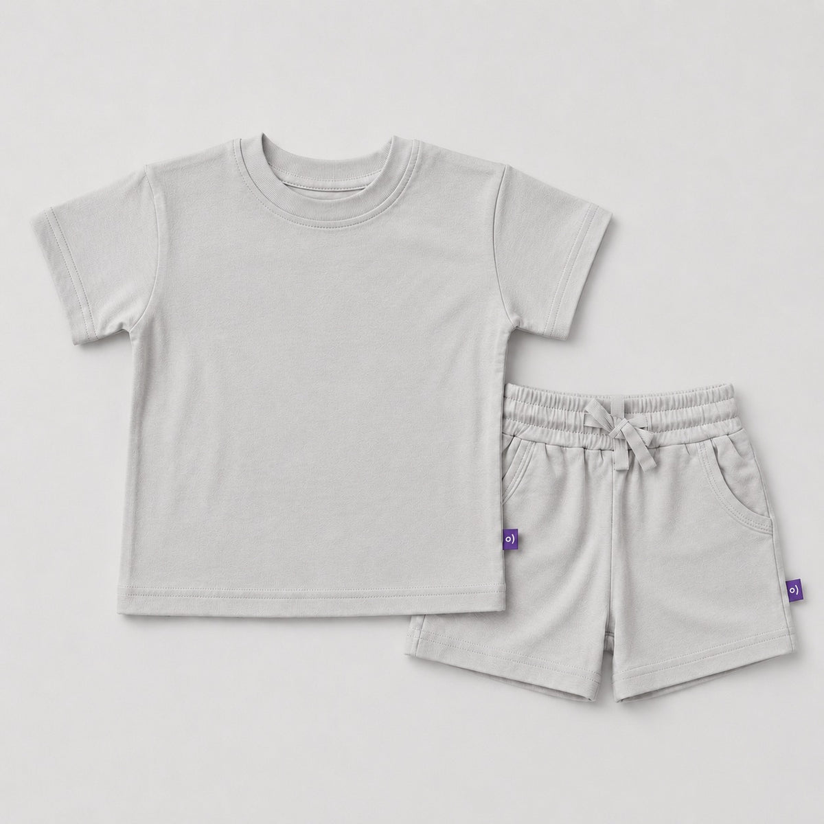 Summer Cotton Set in Dove Grey – main view