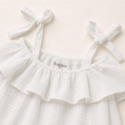Muslin Day Dress in Milk White – main view