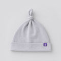 Soft Cotton Newborn Hat in Cloud Grey – main view