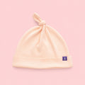 Soft Cotton Newborn Hat in Blush – main view